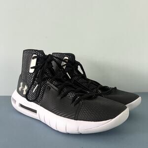 Under Armour HOVR Havoc Black High Top Basketball Shoes Sneakers